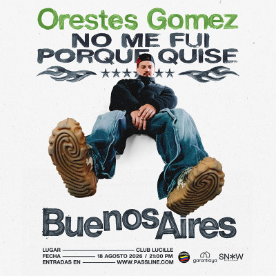 Orestes Gómez en Vivo – Buenos Aires 🇦🇷