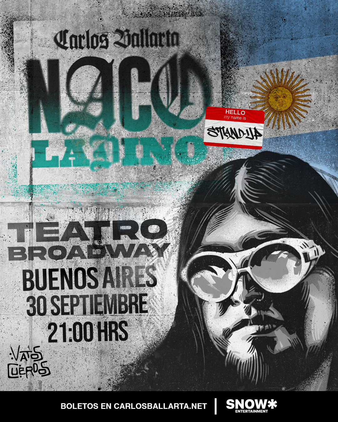Carlos Ballarta presenta Naco Ladino en Buenos Aires🇦🇷