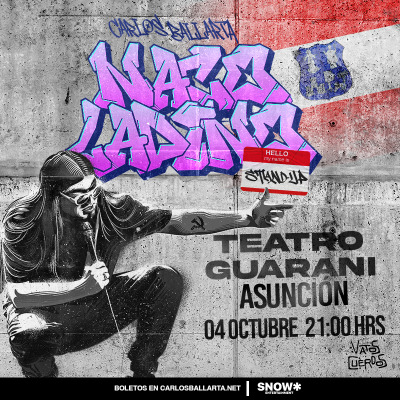 Carlos Ballarta presenta Naco Ladino en Asunción🇵🇾
