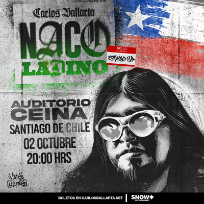 Carlos Ballarta presenta Naco Ladino en Chile🇨🇱